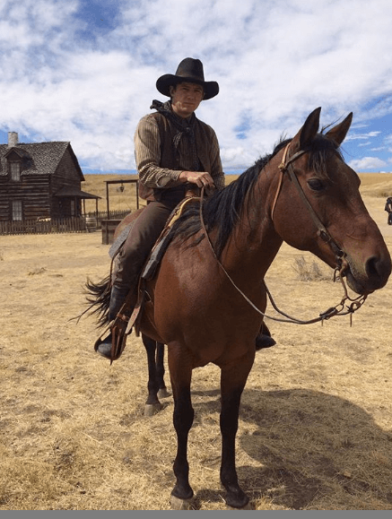 Lewis Pullman Lifestyle Horse Riding